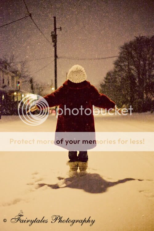 Night time Snow Fall