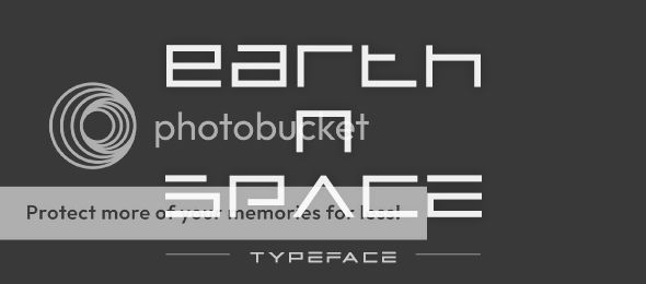 earth n space futuristic font