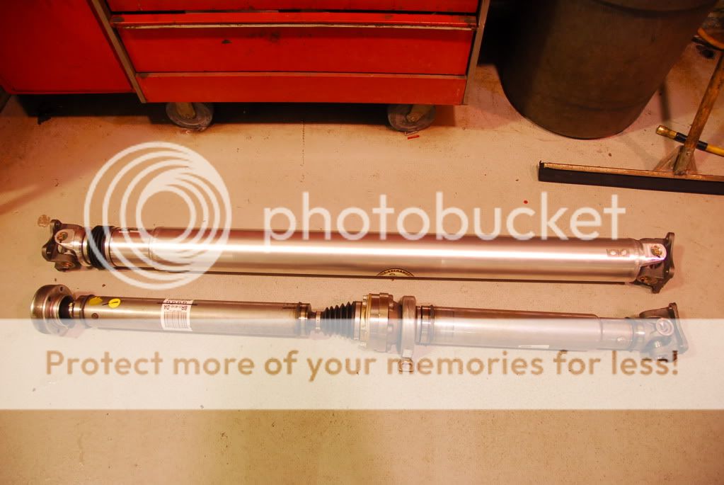 Comparing the Drive Shafts Mustang Evolution Forum